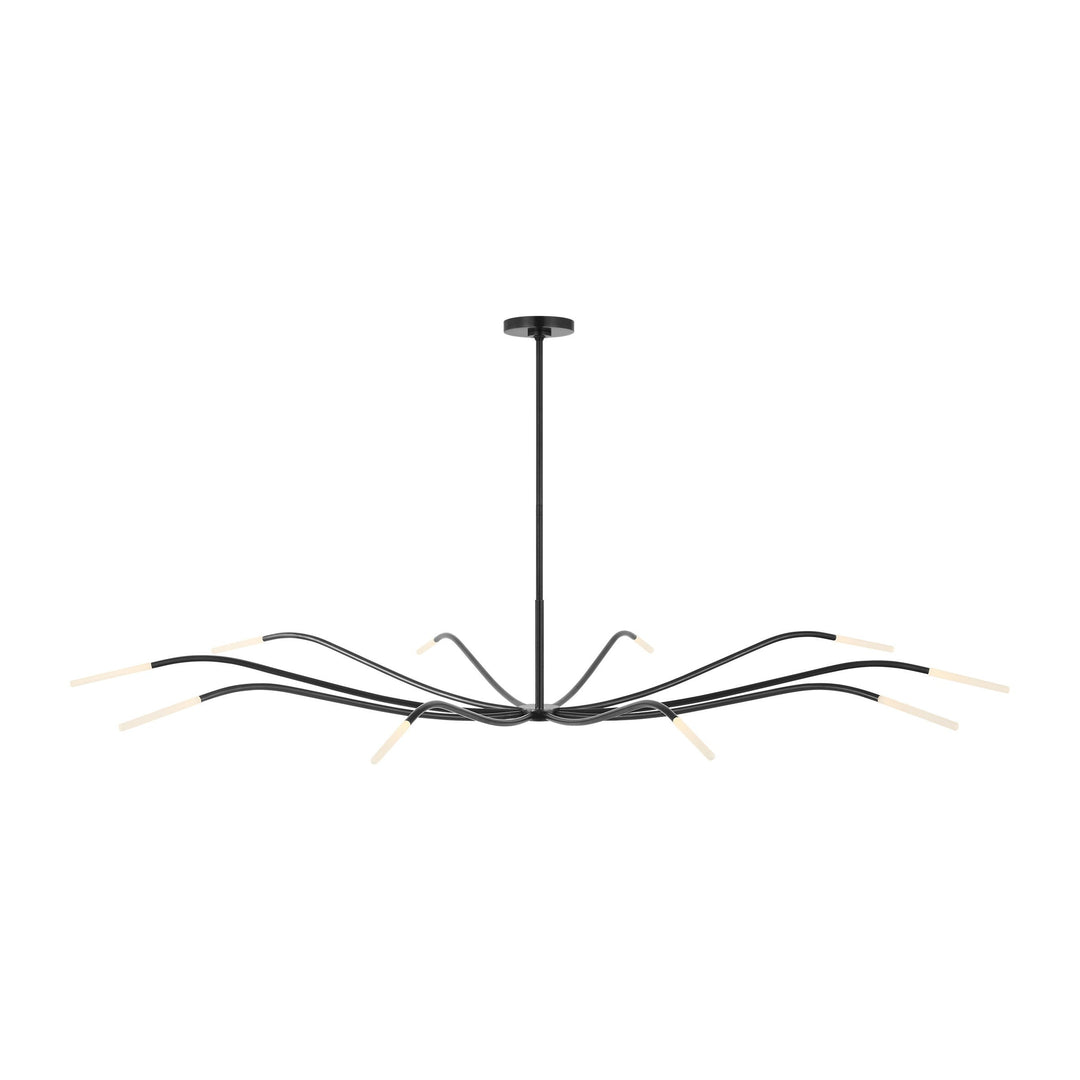 Lajos LED Chandelier in Bronze Visual Comfort Modern