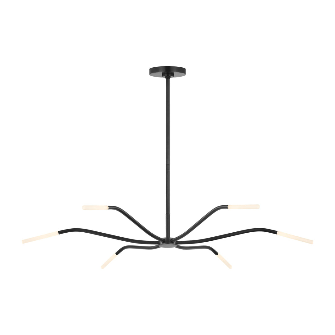 Lajos LED Chandelier in Bronze Visual Comfort Modern