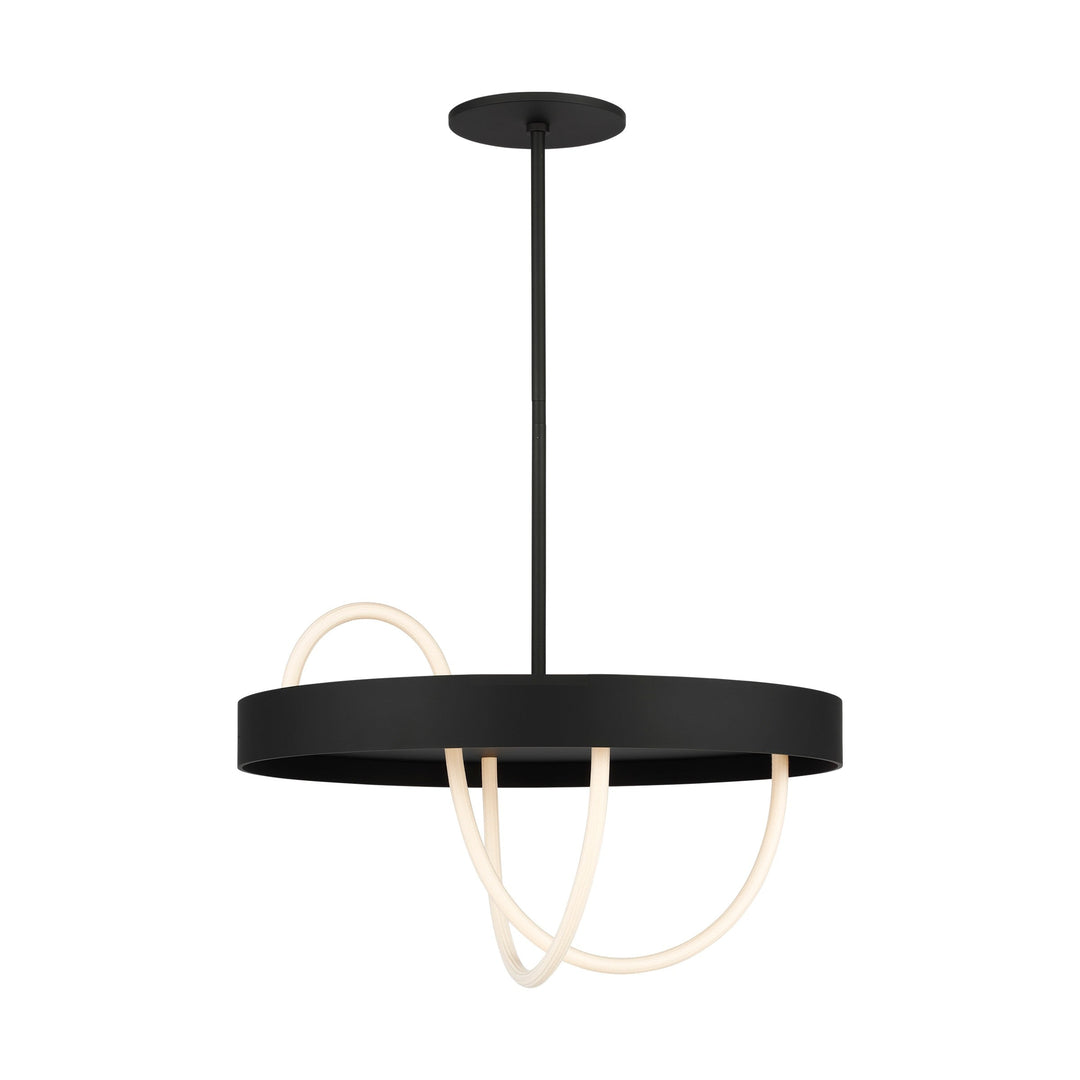Uneri LED Chandelier in Nightshade Black Visual Comfort Modern