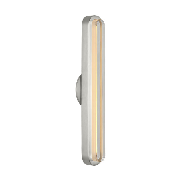 Emera LED Vanity in Satin Nickel Visual Comfort Modern