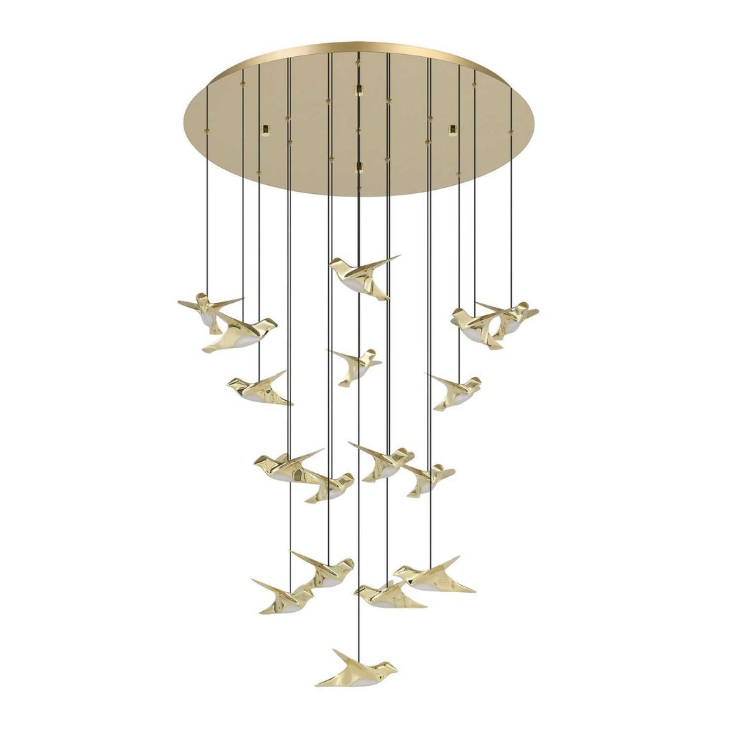 Paratebueno 2 LED Pendant in Brass Eglo Canada