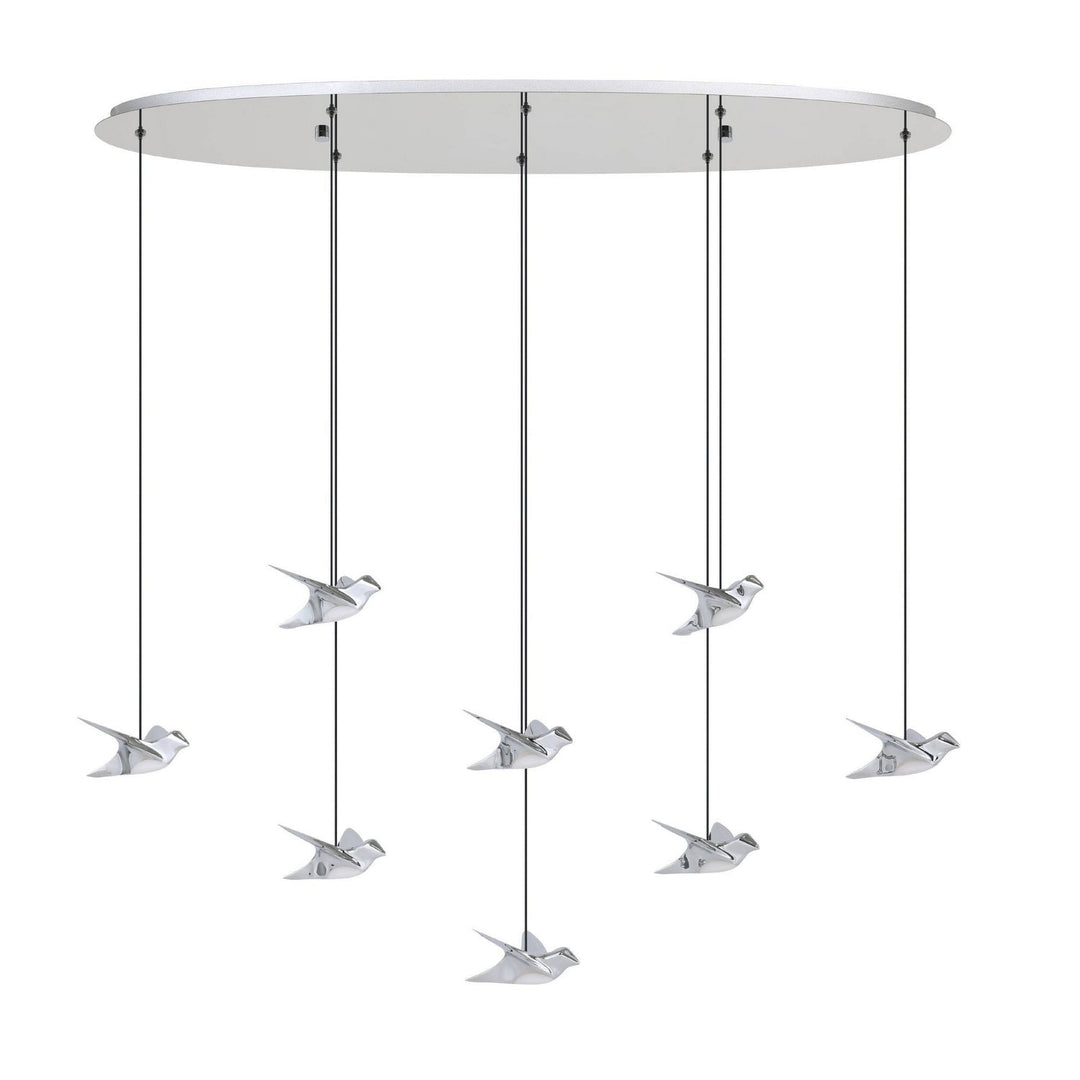 Paratebueno 1 LED Pendant in Chrome Eglo Canada