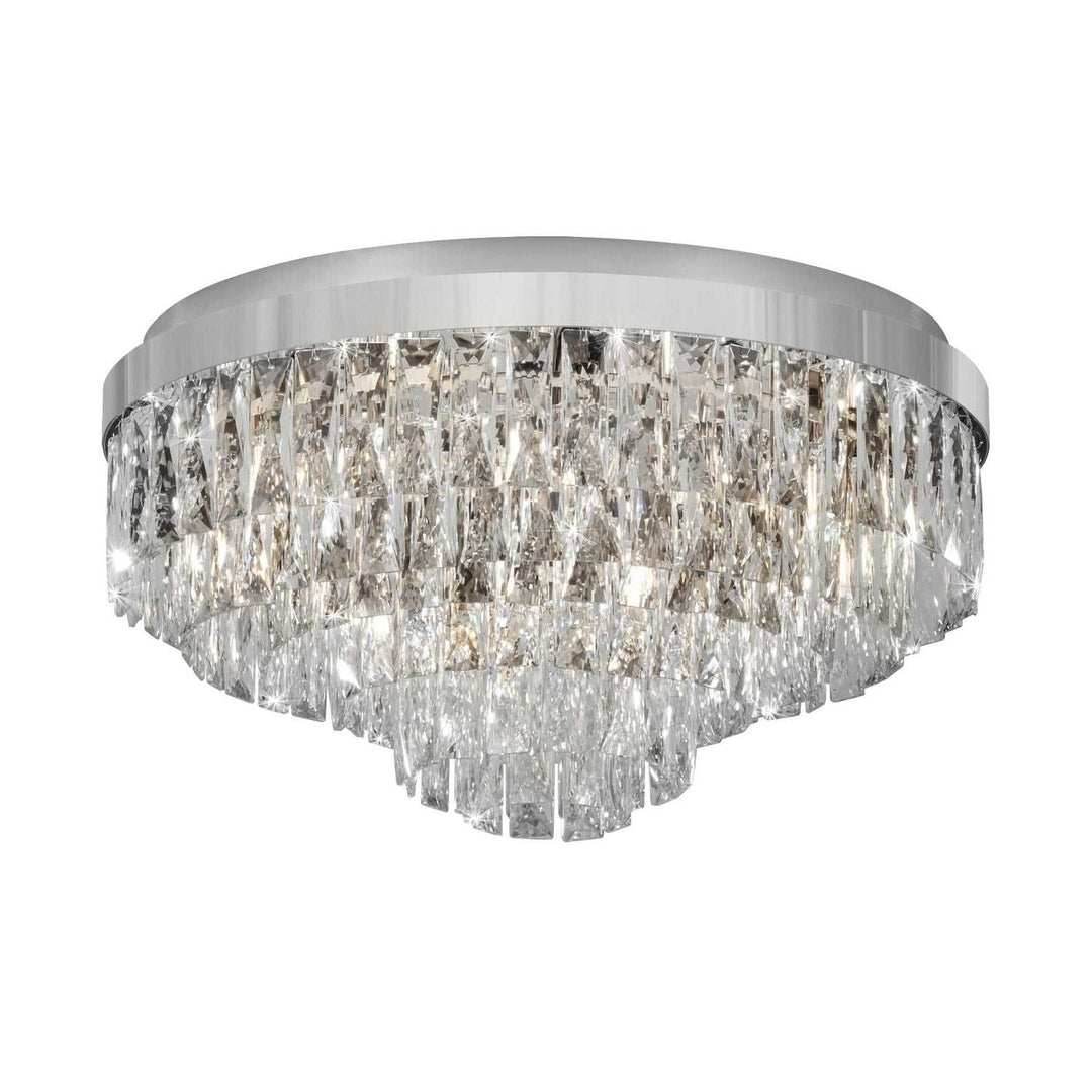 Valparaiso 1 11 Light Ceiling Mount in Chrome Eglo Canada