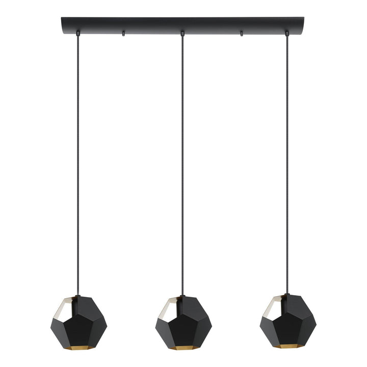 Eglo Canada - 39634A - Three Light Linear Pendant - Rasigures - Black