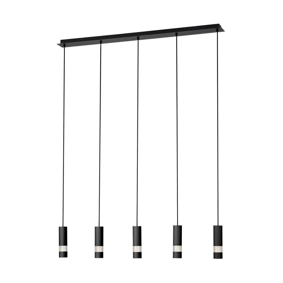Bernabeta LED Linear Pendant in Black Eglo Canada