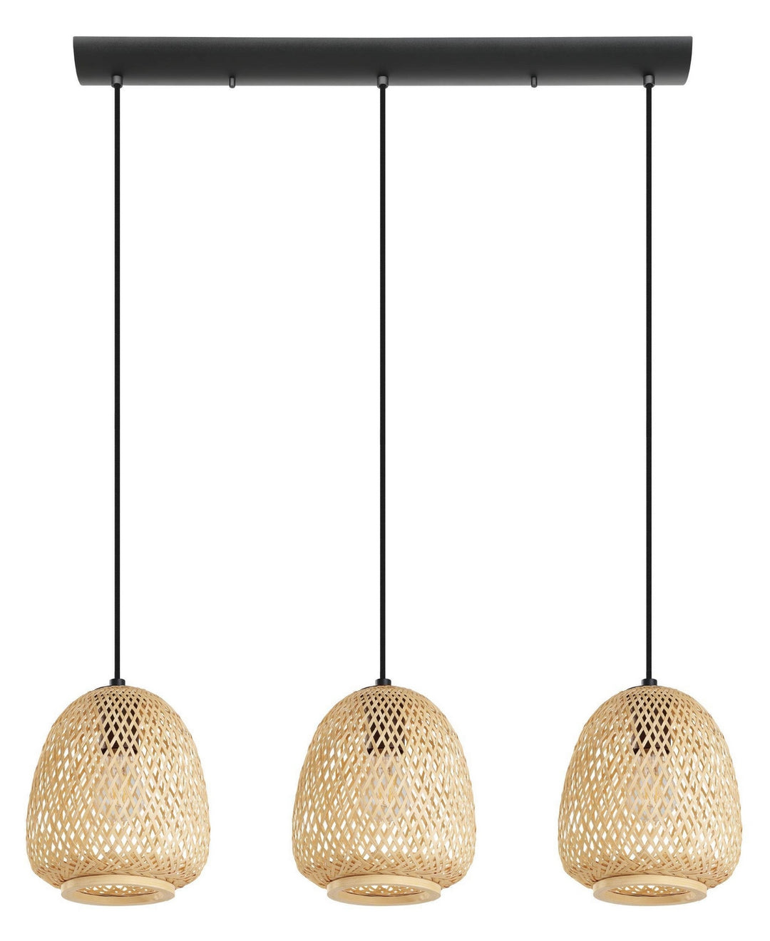 Eglo Canada - 43262A - Three Light Pendant - Dembleby - Black