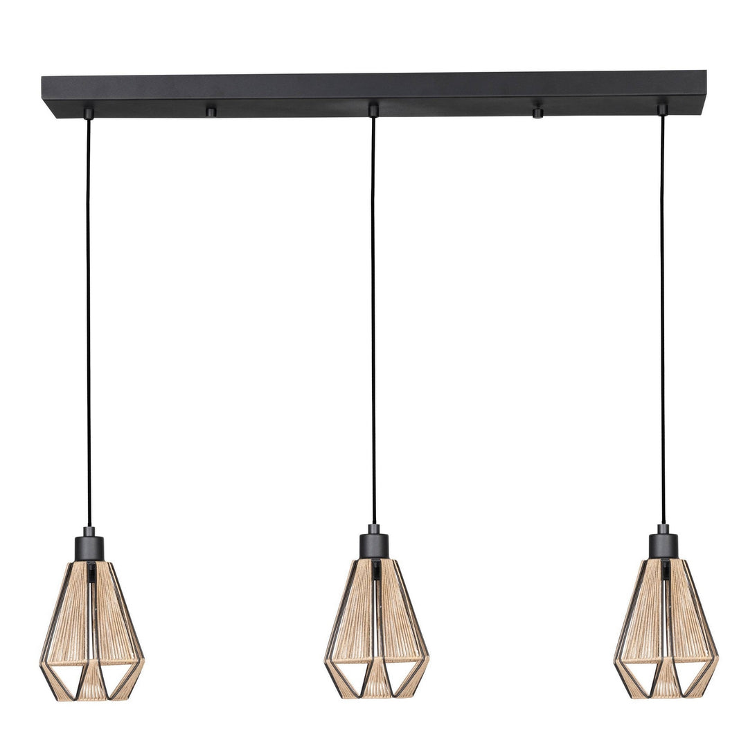 Eglo Canada - 43777A - Three Light Pendant - Adwickle - Black