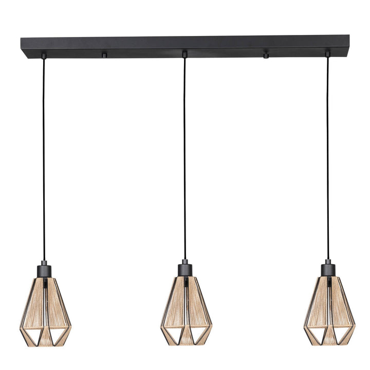 Eglo Canada - 43777A - Three Light Pendant - Adwickle - Black