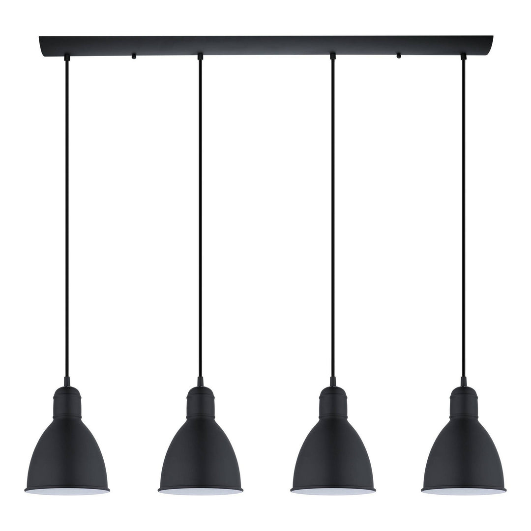 Eglo Canada - 49466A - Four Light Pendant - Priddy - Black