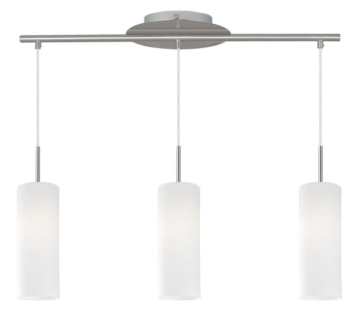 Eglo Canada - 85978A - Three Light Pendant - Troy 3 - Matte Nickel