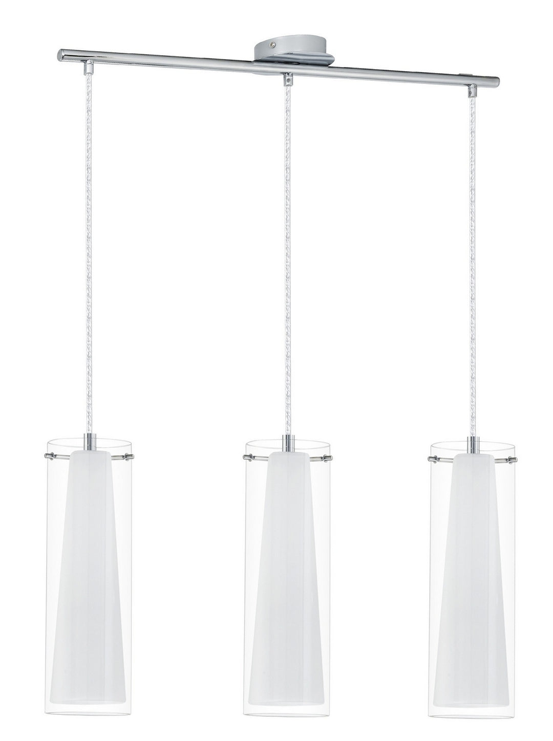 Eglo Canada - 89833A - Three Light Pendant - Pinto - Chrome