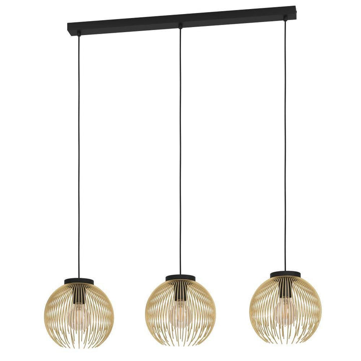 Eglo Canada - 900167A - Three Light Pendant - Venezuela - Black