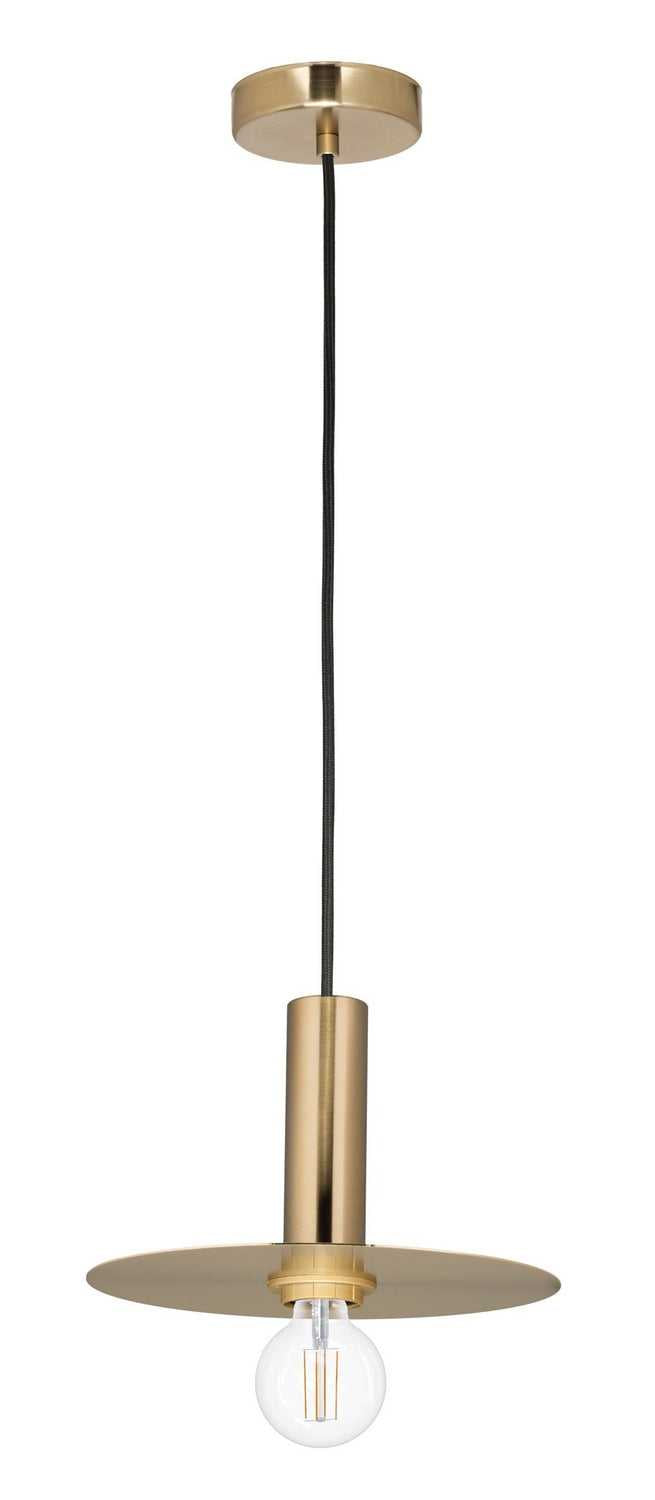 Escandell One Light Mini Pendant in Brushed Gold Eglo Canada
