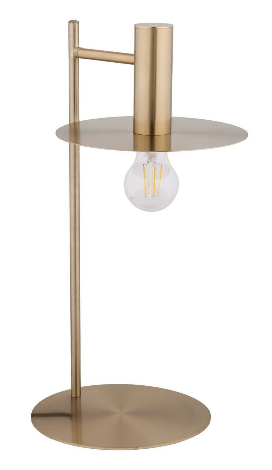 Escandell One Light Table Lamp in Brushed Gold Eglo Canada