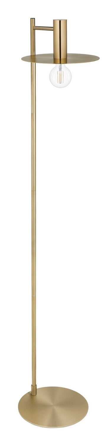 Escandell One Light Floor Lamp in Brushed Gold Eglo Canada