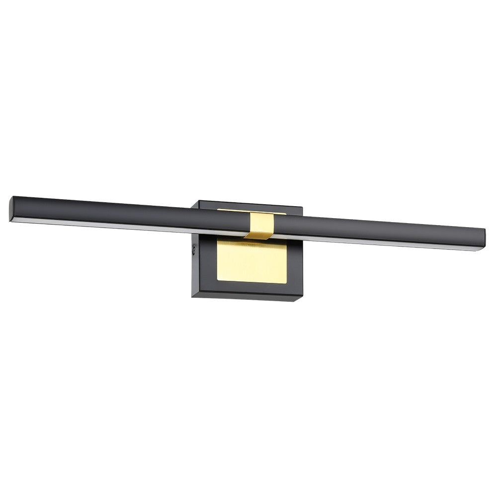 Eglo Canada - 900928A - LED Bath/Vanity - Pierro - Matte Black, Brushed Brass
