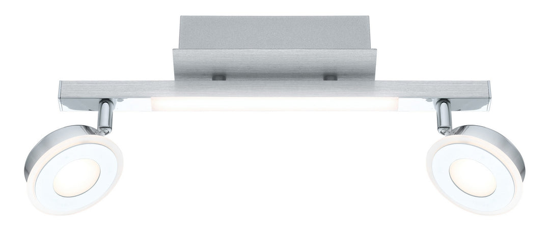 Eglo Canada - 95997A - LED Fixed Track Light - Cardillio - Brushed Aluminum & Chrome
