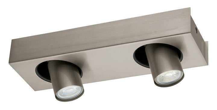 Eglo Canada - 96606A - Two Light Track - Robledo 1 - Matte Nickel