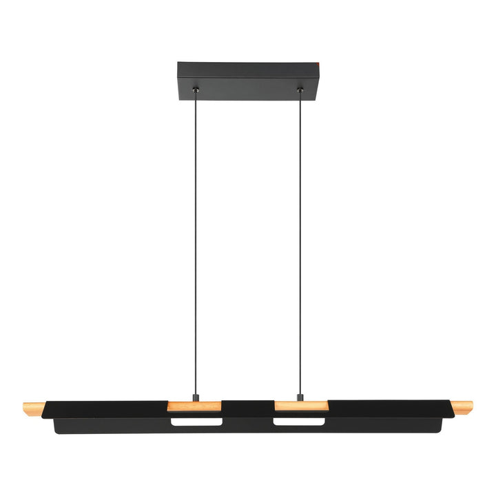 Eglo Canada - 98836A - LED Pendant - Ermua - Black & Wood