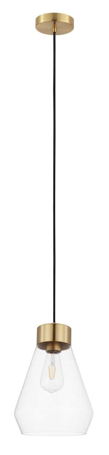 Montey One Light Mini Pendant in Brushed Gold Eglo Canada