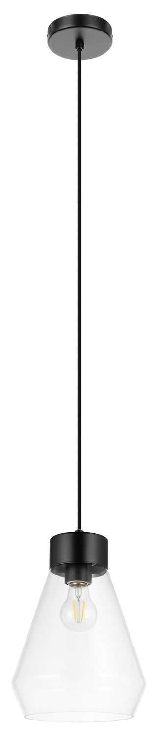 Montey One Light Mini Pendant in Matte Black Eglo Canada