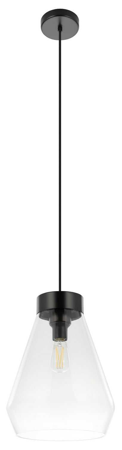 Montey One Light Mini Pendant in Matte Black Eglo Canada