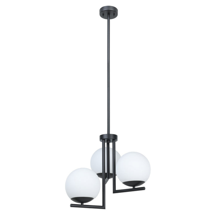 Eglo Canada - 205755A - Three Light Pendant - Denver - Black