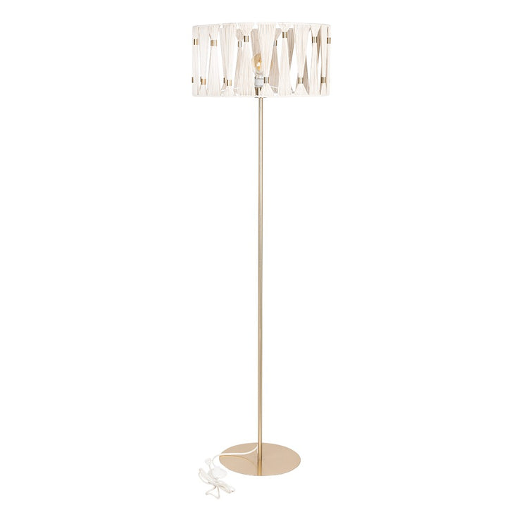 Eglo Canada - 205821A - One Light Floor Lamp - Macclenny - Brushed Brass