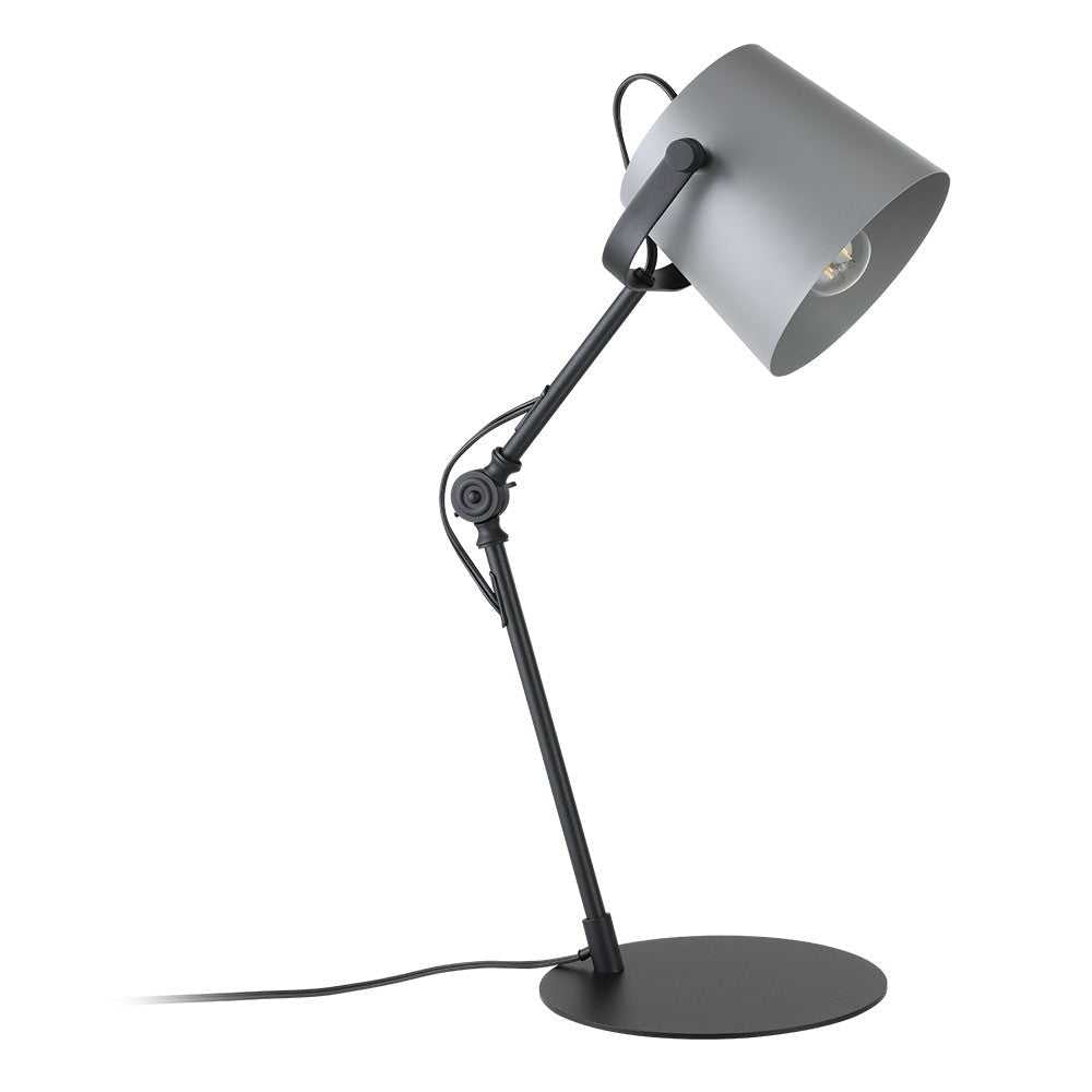 Goodall One Light Table Lamp in Black, Grey Eglo Canada