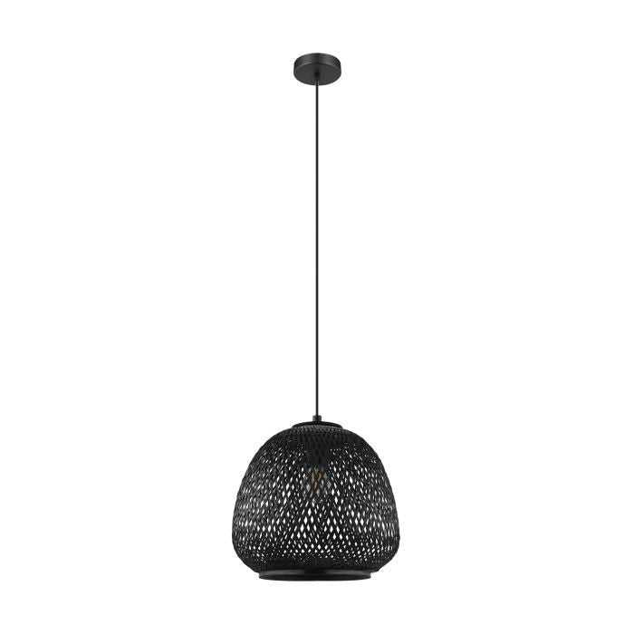 Dembleby Three Light Pendant in Black Eglo Canada