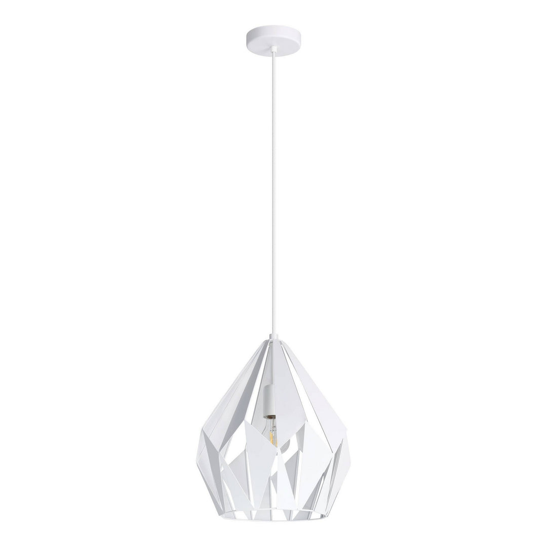 Eglo Canada - 206089A - One Light Pendant - Carlton - White