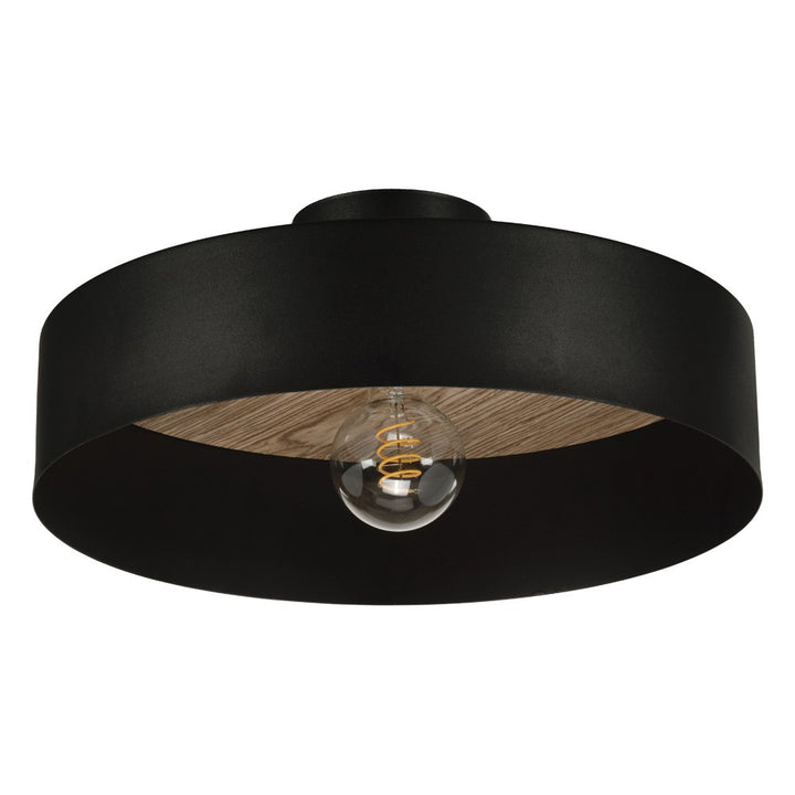 Eglo Canada - 206247A - One Light Semi-Ceiling Mount - Duaia - Black