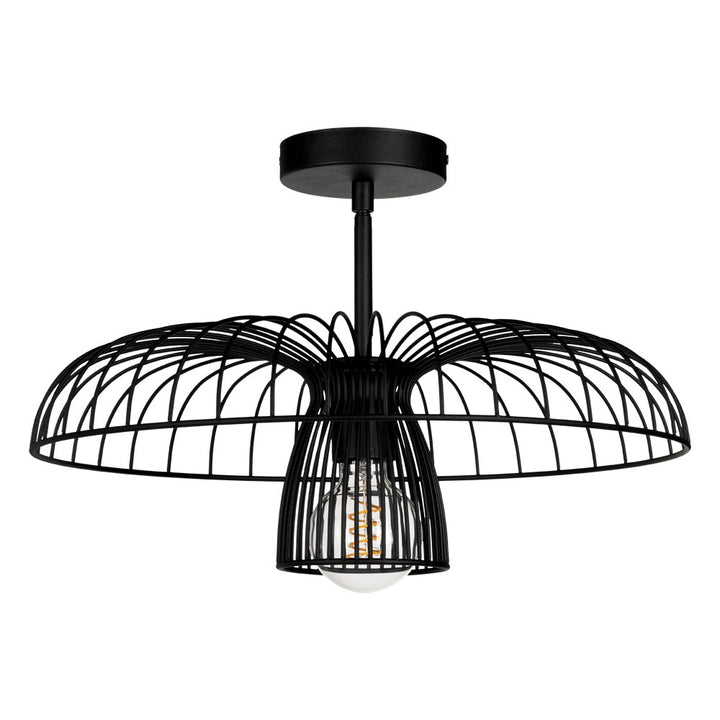 Eglo Canada - 206263A - One Light Ceiling Mount - Champerico - Black