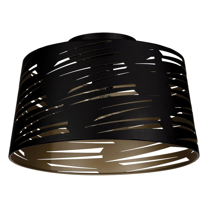 Eglo Canada - 206306A - One Light Ceiling Mount - Akers Mill - Black