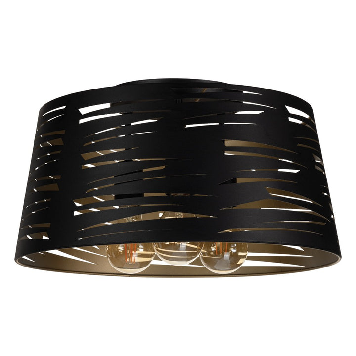 Eglo Canada - 206307A - Three Light Ceiling Mount - Akers Mill - Black