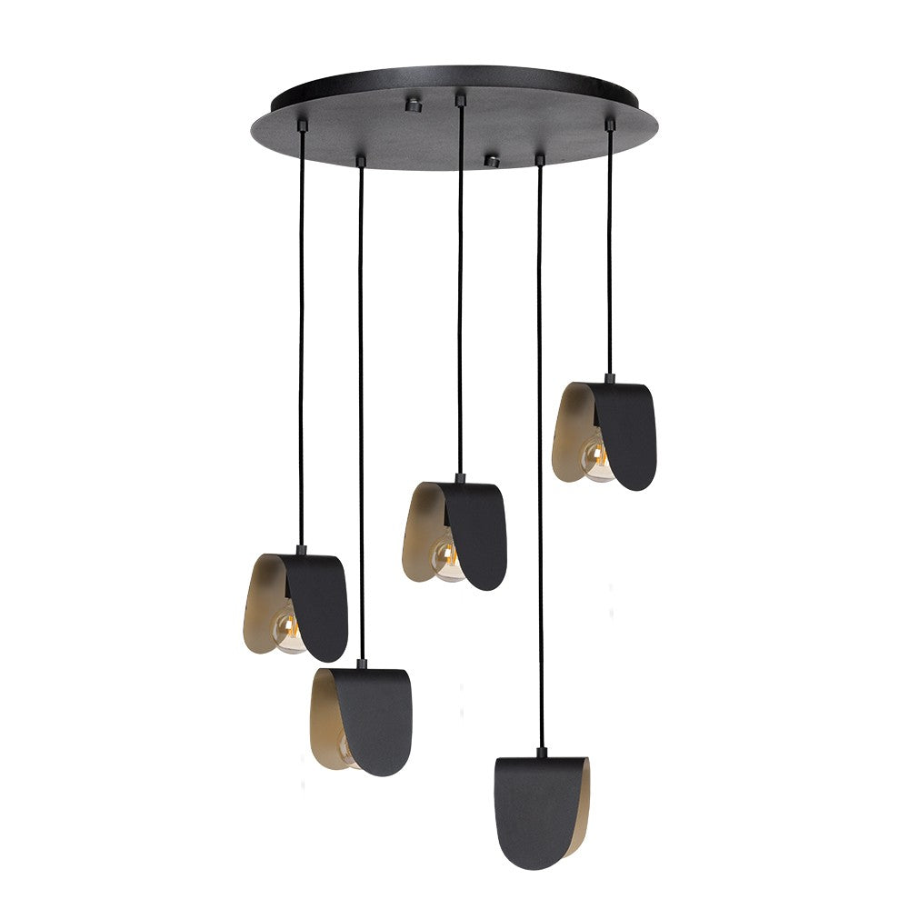 Eglo Canada - 390183A - Five Light Pendant - Serenara - Black