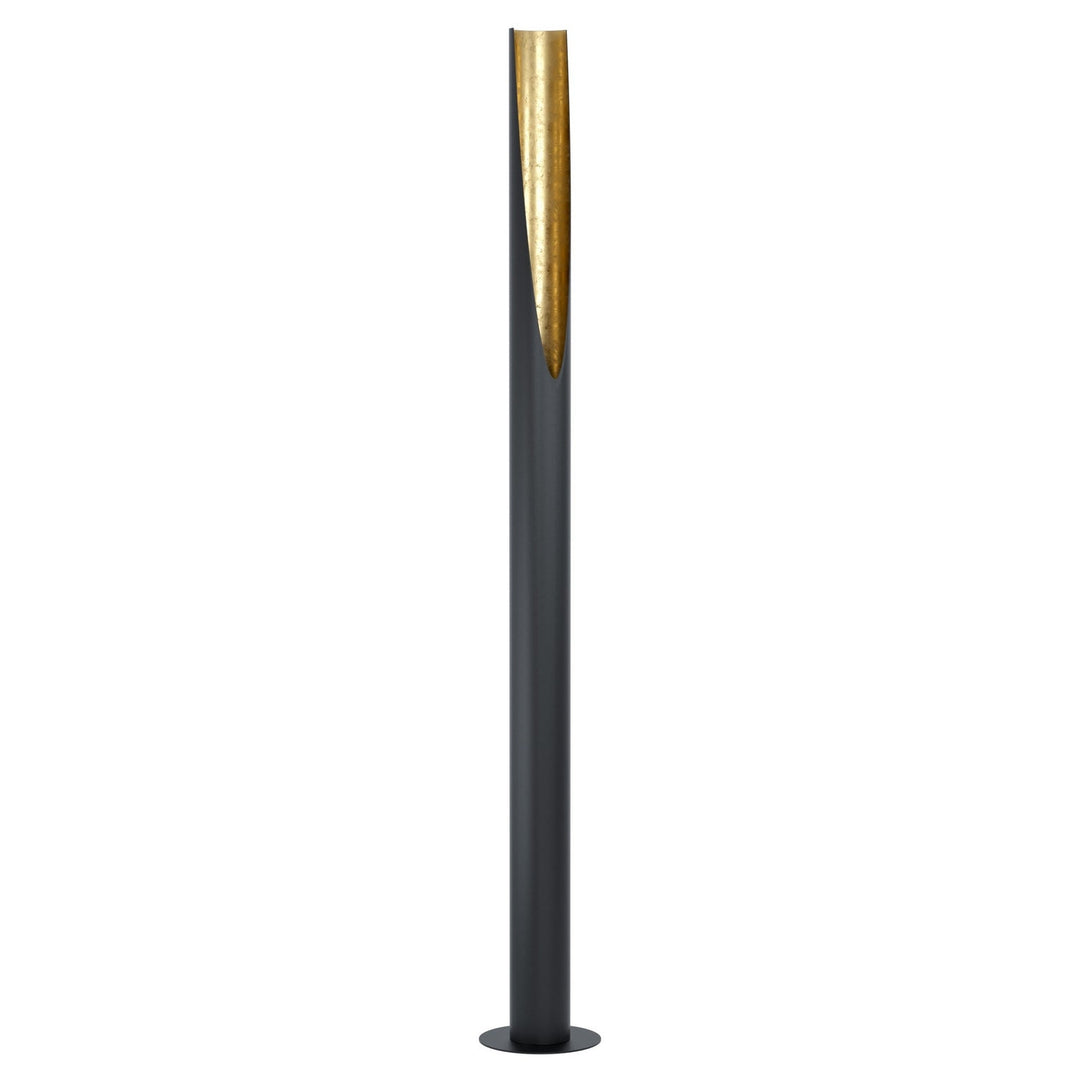 Prebone LED Floor Lamp in Black/Gold Leaf Eglo Canada
