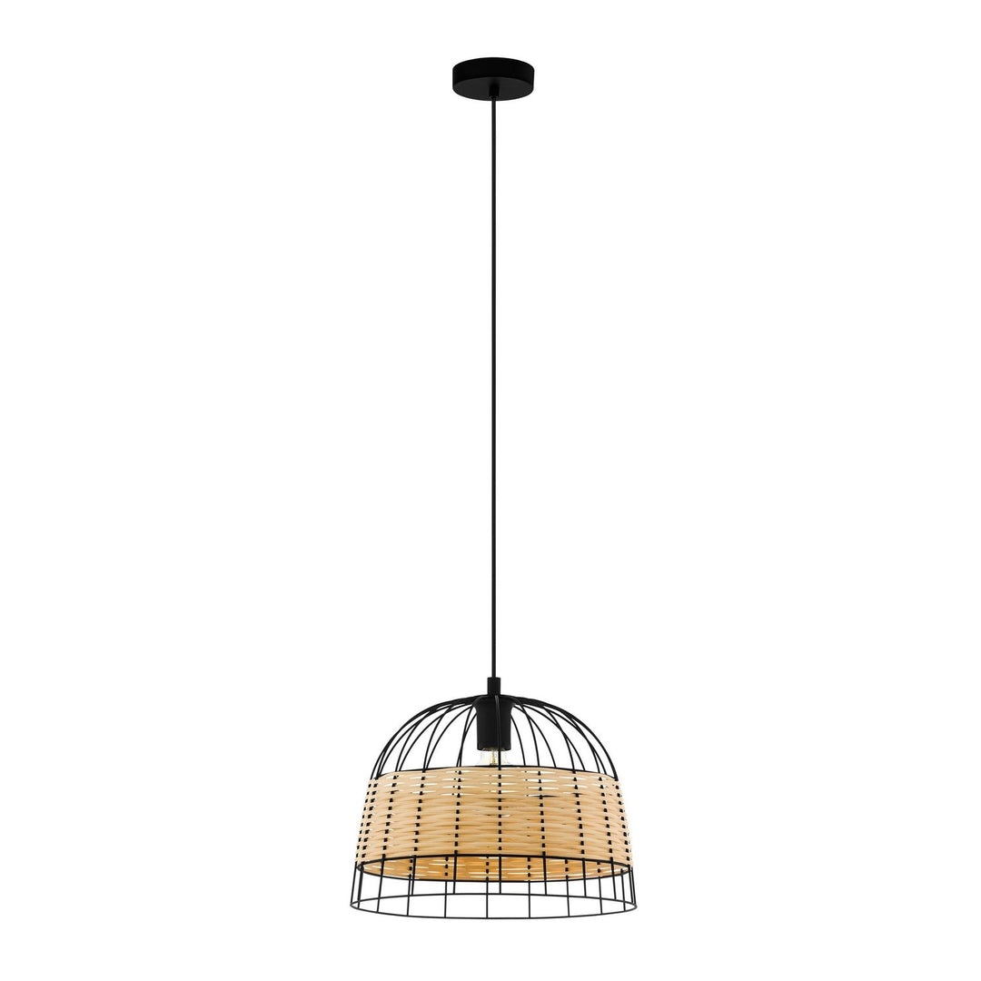 Anwick One Light Pendant in Black Eglo Canada