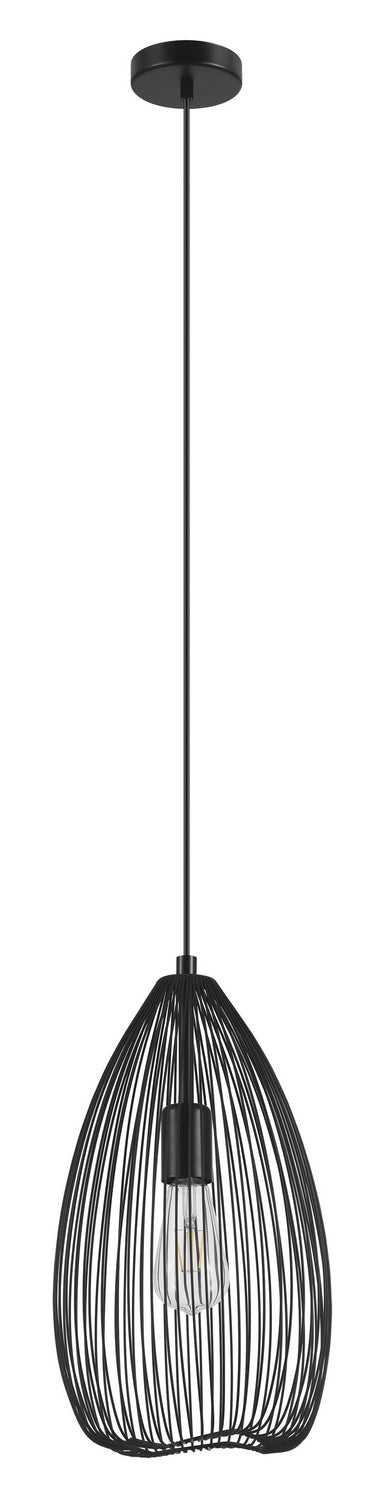 Clevedon One Light Pendant in Black Eglo Canada