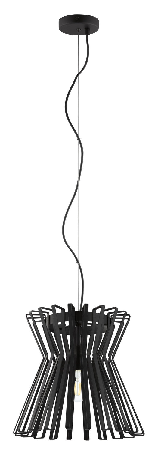 Eglo Canada - 98076A - One Light Pendant - Locubin - Black