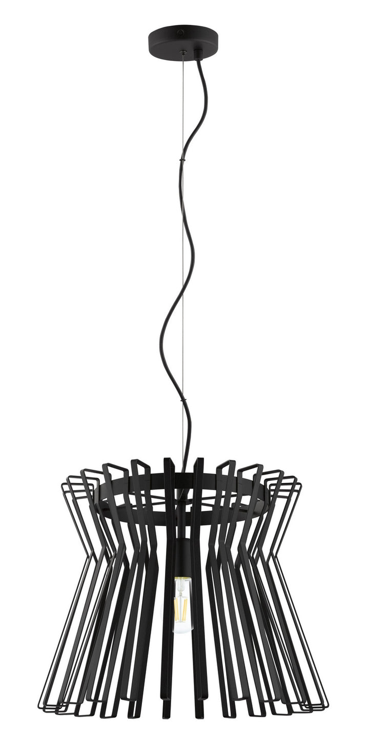 Eglo Canada - 98077A - One Light Pendant - Locubin - Black