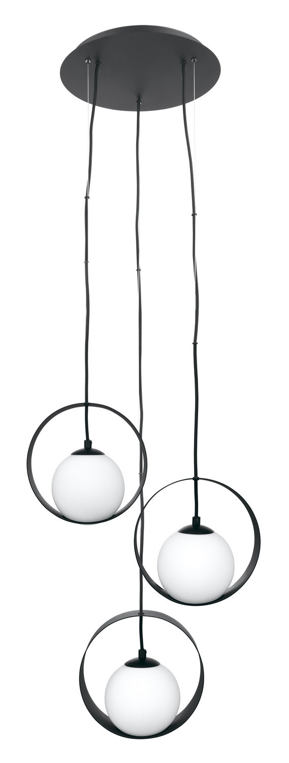 Eglo Canada - 98441A - Three Light Pendant - Camargo - Black