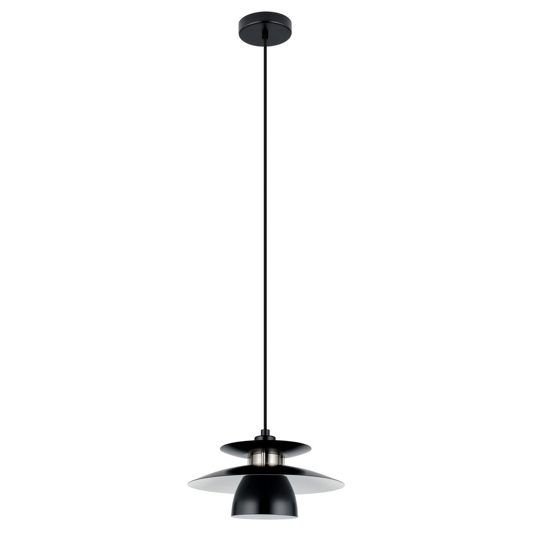 Brenda One Light Pendant in Black Eglo Canada