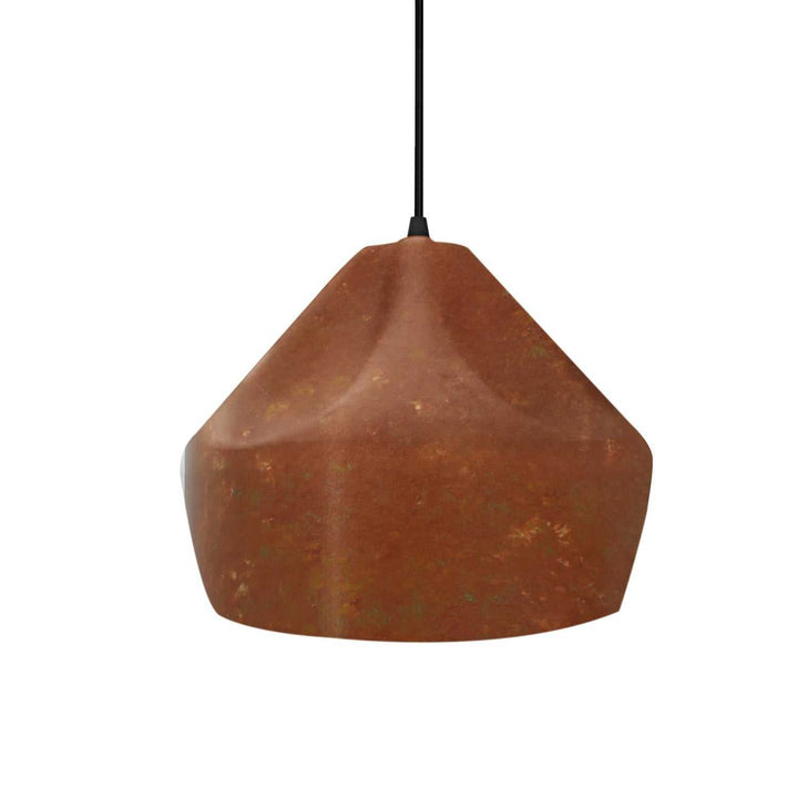Radiance Collection One Light Pendant in Matte Black Justice Designs