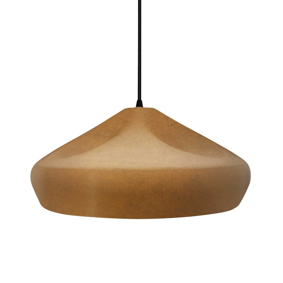 Radiance Collection One Light Pendant in Matte Black Justice Designs