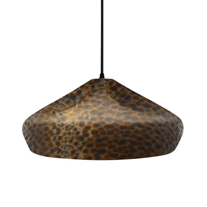 Radiance Collection One Light Pendant in Matte Black Justice Designs