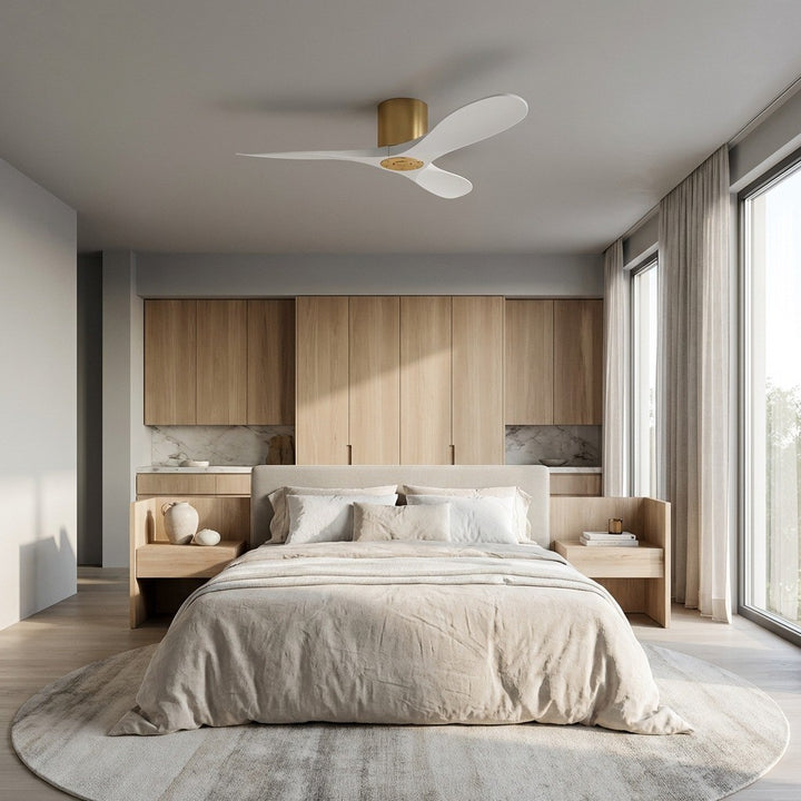 Visual Comfort Fan Canada - 3MAVHSM44BBSRZW - 44" Ceiling Fan - Maverick - Burnished Brass