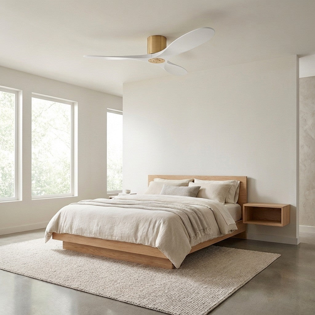 Visual Comfort Fan Canada - 3MAVHSM52BBSRZW - 52" Ceiling Fan - Maverick - Burnished Brass