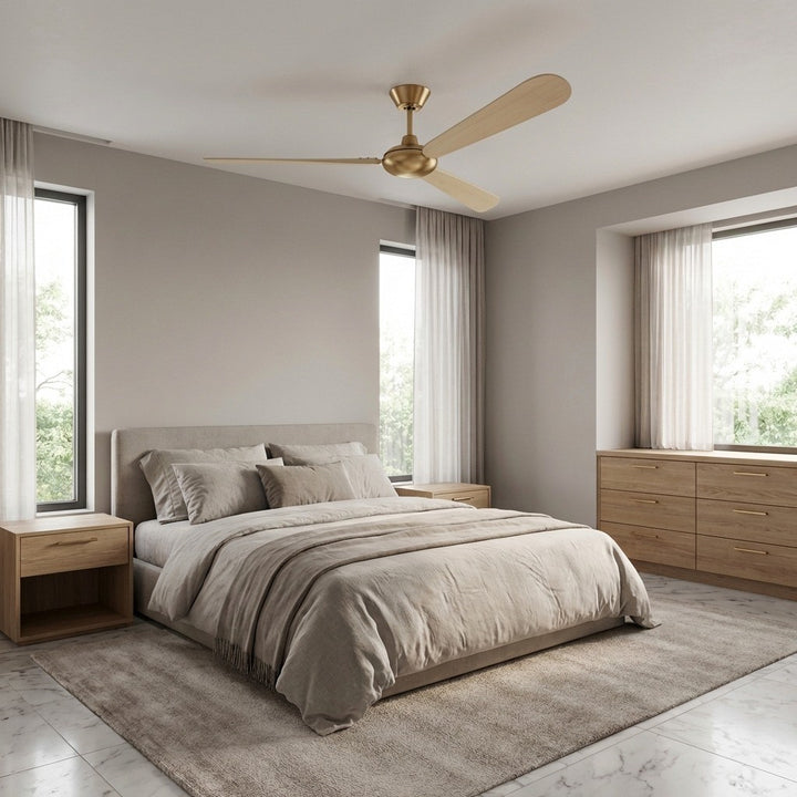 Visual Comfort Fan Canada - 3PODSM64BBSWWO - 64" Ceiling Fan - Pod - Burnished Brass