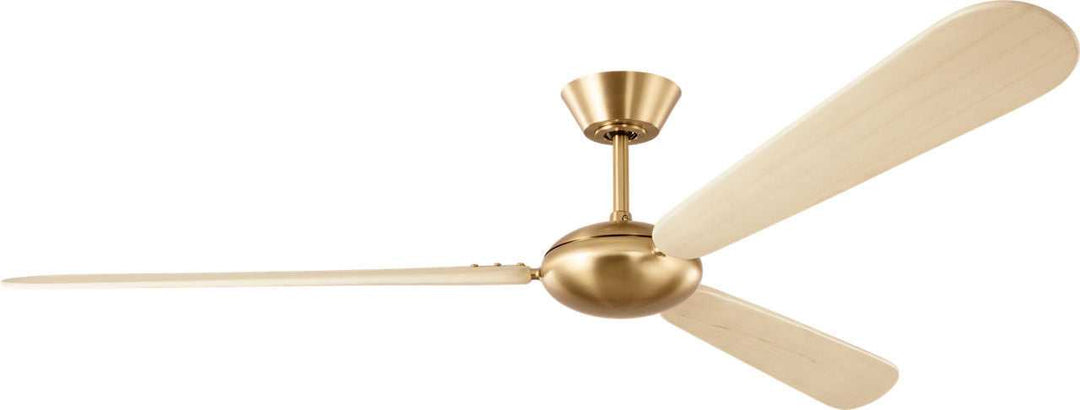 Pod 64" Ceiling Fan in Burnished Brass Visual Comfort Fan Canada